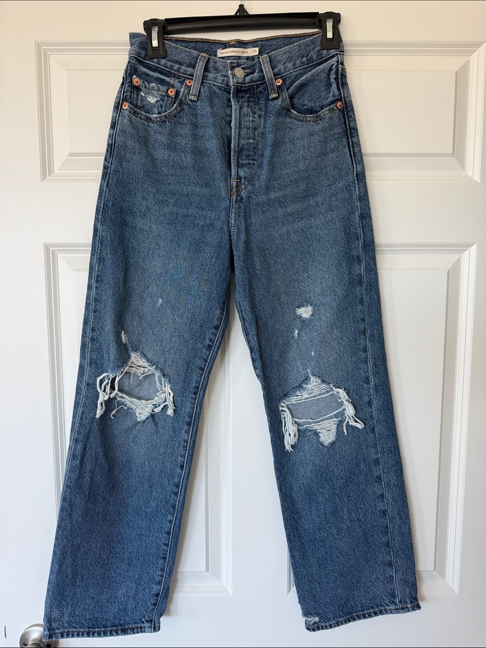 Womens rib cage straight ankle Women's Jeans